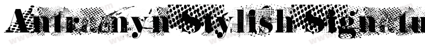 Antramyn Stylish Signature字体转换